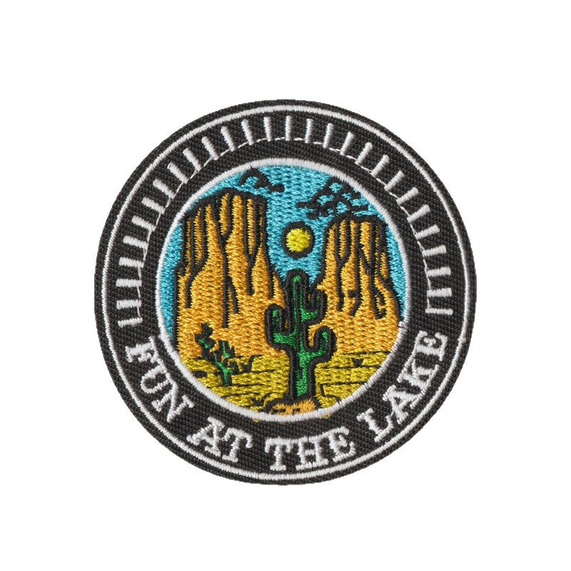 Wholesale Western cowboy embroidery,  embroidery labels,  clothing accessories,  cartoon embroidery patches